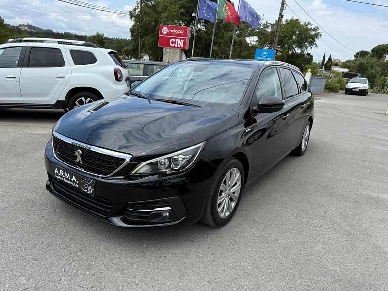 Preto Usado 2019 Peugeot 308 SW Carrinha | € 10.990 (Bom preço) - Imagem 1/4