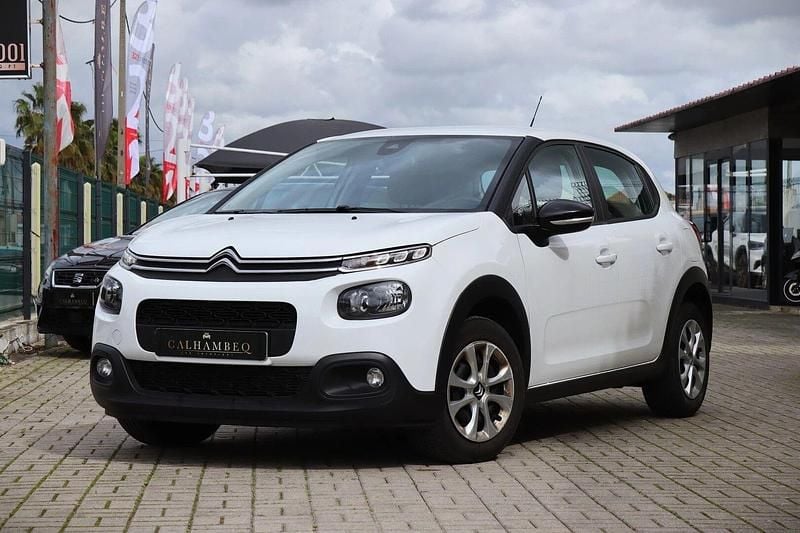 Branco Usado 2020 Citroën C3 Feel Citadino | € 10.990 (Preço justo) - Imagem 1/4