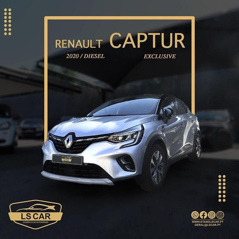 Cinza Usado 2020 Renault Captur SUV | € 19.900 (Preço justo) - Imagem 1/4