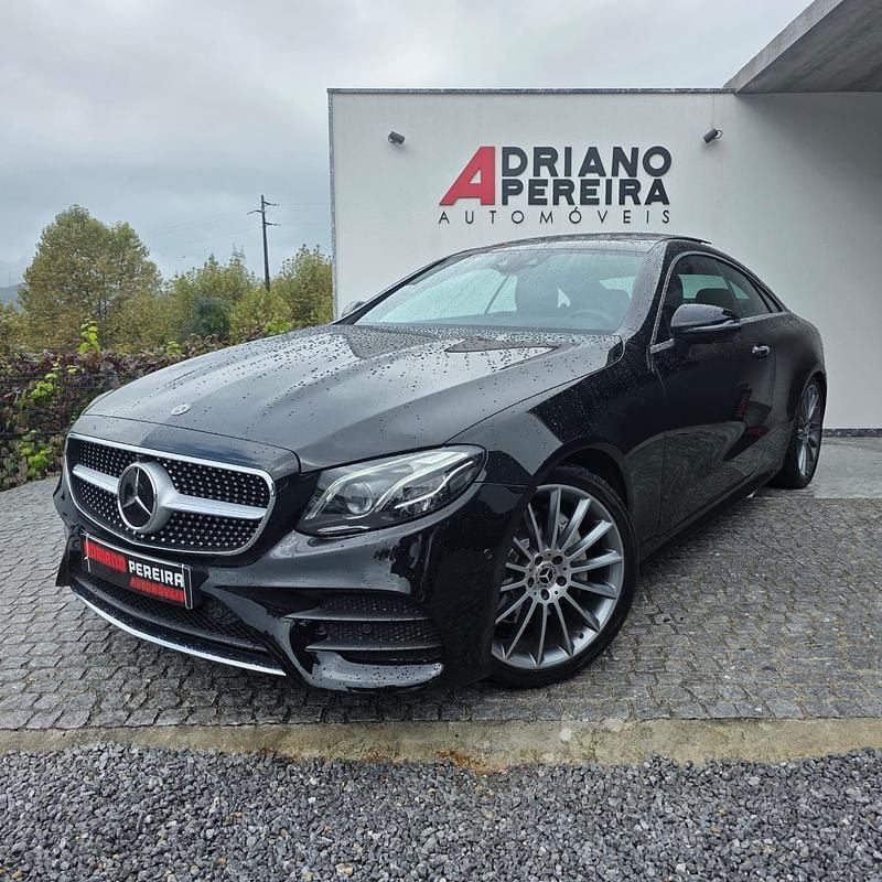 Preto Usado 2019 Mercedes E220 AMG line Coupé | € 39.900 (Preço justo) - Imagem 1/4