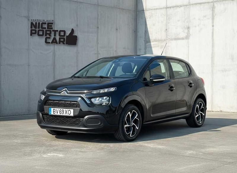 Preto Usado 2021 Citroën C3 Feel Citadino | € 11.990 (Preço justo) - Imagem 1/4