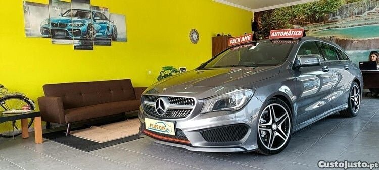 Cinza Usado 2016 Mercedes CLA200 AMG Carrinha | € 19.900 (Preço justo) - Imagem 1/1