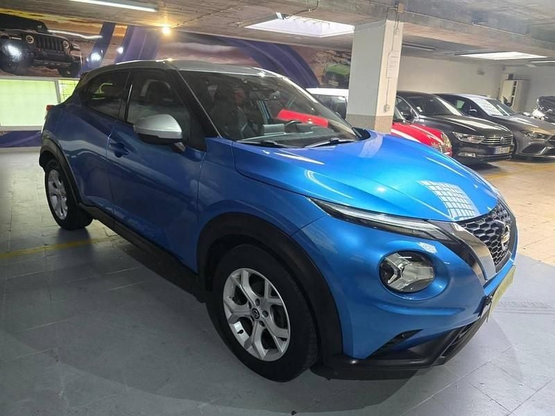 Usado Nissan Juke N-Connecta 114 HP (83 kW) 2021 Azul SUV