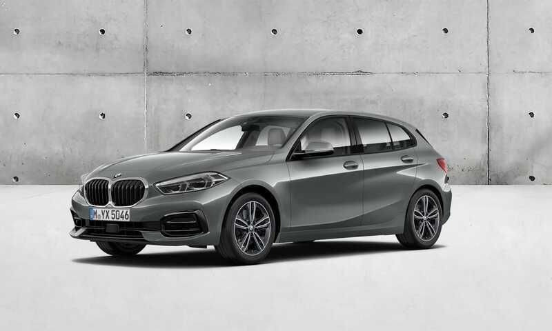 Cinza skyscraper metalizado Usado 2024 BMW 116 Sport Line Citadino | € 44.342 - Imagem 1/4