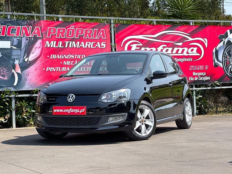 Preto Usado 2013 VW Polo Citadino | € 8.950 (Preço elevado) - Imagem 1/4