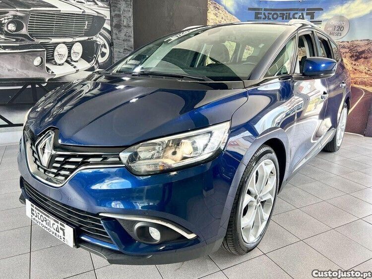 Azul Usado 2018 Renault Grand Scénic IV Intens Monovolume | € 19.900 (Preço justo) - Imagem 1/1