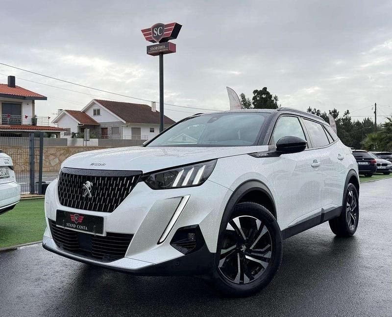 Branco Usado 2020 Peugeot 2008 GT-line SUV | € 16.400 (Bom preço) - Imagem 1/4