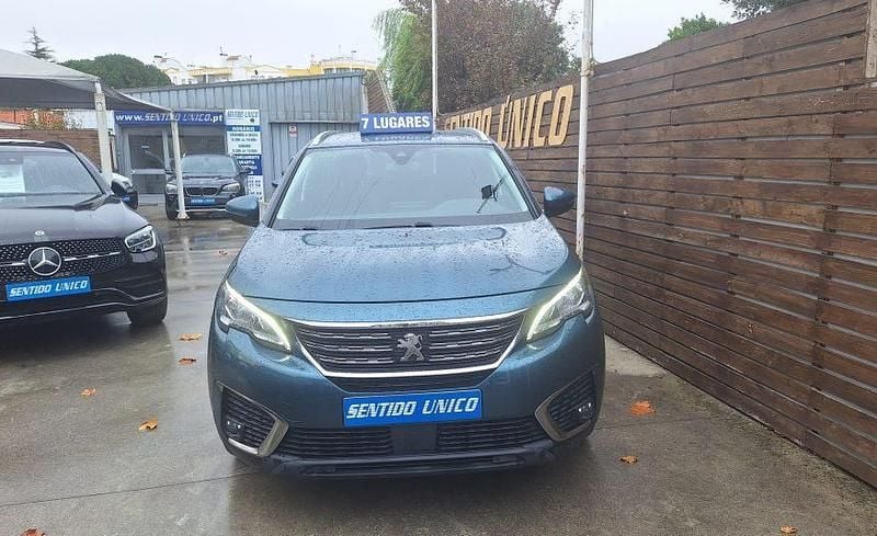 Azul Usado 2018 Peugeot 5008 Allure Monovolume | € 16.980 (Super Preço) - Imagem 1/4