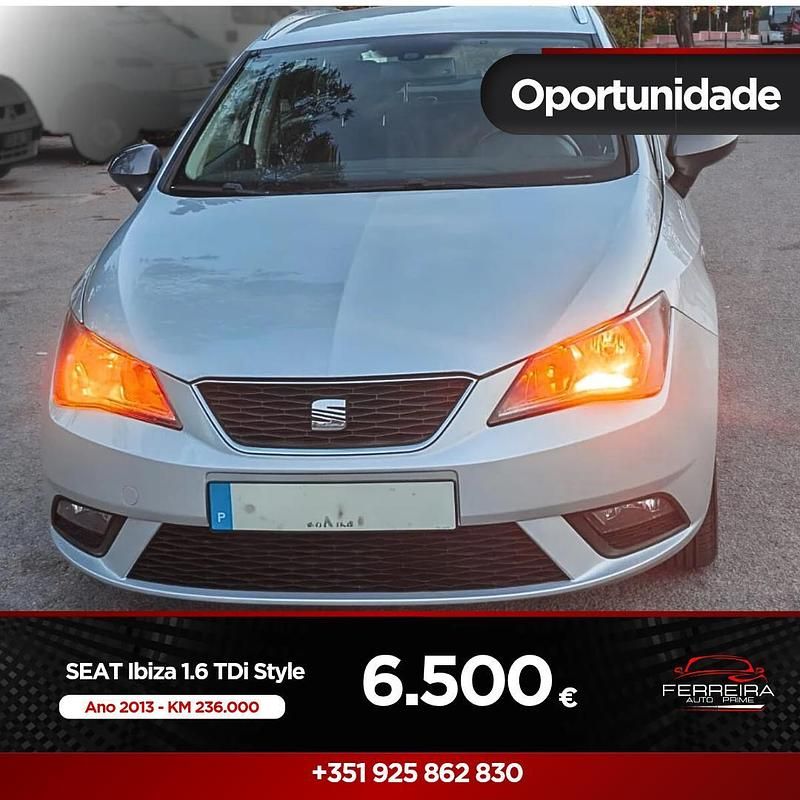 Cinzento Usado 2013 Seat Ibiza ST Carrinha | € 6.500 (Preço justo) - Imagem 1/4