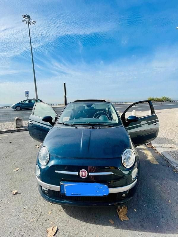 Azul Usado 2014 Fiat 500 Cabrios | € 8.700 (Preço justo) - Imagem 1/4