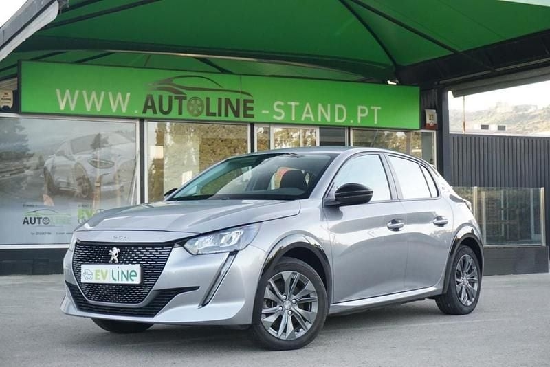 Cinza Usado 2022 Peugeot e-208 Active Citadino | € 17.500 (Preço justo) - Imagem 1/4