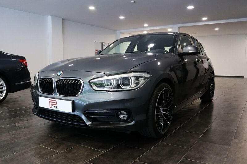 Cinza Usado 2017 BMW 116 Efficient Dynamics Citadino | € 15.900 (Preço justo) - Imagem 1/4
