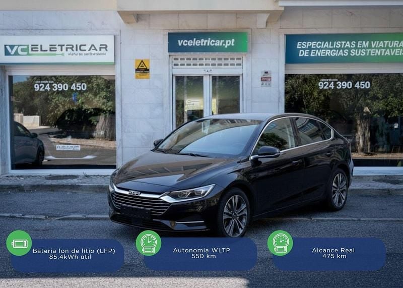 Usado BYD Han 380 kW (517 HP) 2023 Preto Sedan
