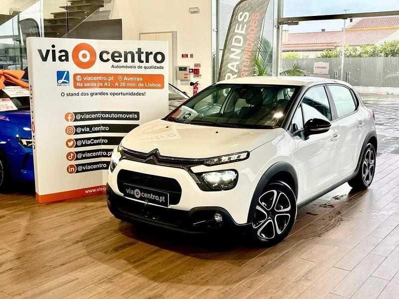 Branco Usado 2021 Citroën C3 Feel Citadino | € 12.900 (Preço justo) - Imagem 1/4