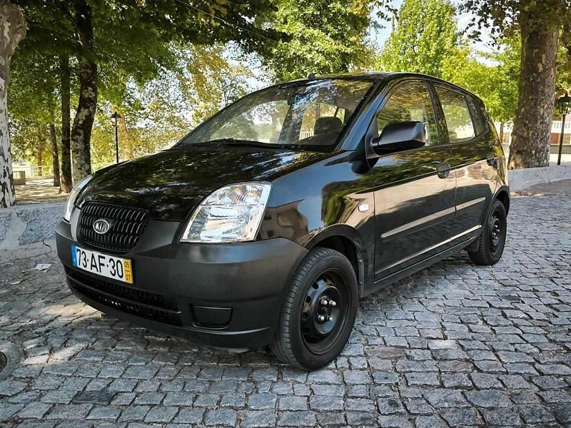 Preto Usado 2005 Kia Picanto Citadino | € 2.500 - Imagem 1/4