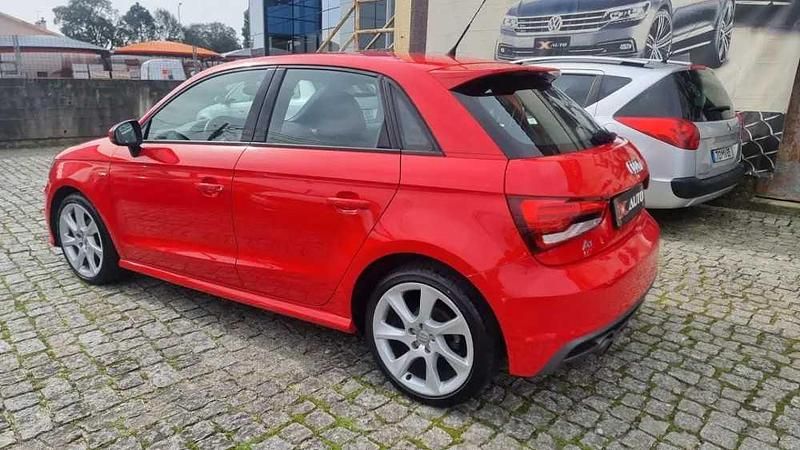 Usado Audi A1 S-Line 95 HP (69 kW) 2017 Azul Citadino