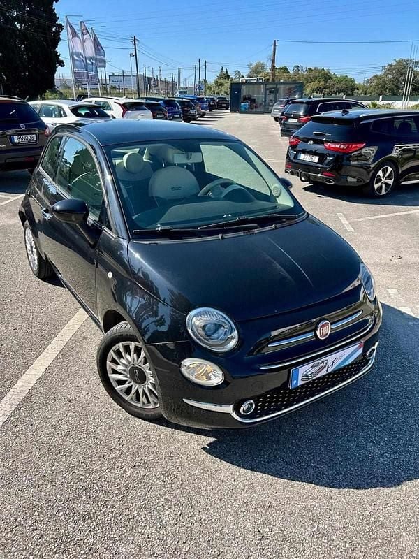 Preto Usado 2019 Fiat 500 Lounge Citadino | € 13.500 (Preço justo) - Imagem 1/4