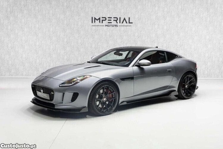 Cinza Usado 2015 Jaguar F-Type R Coupé | € 78.950 - Imagem 1/1