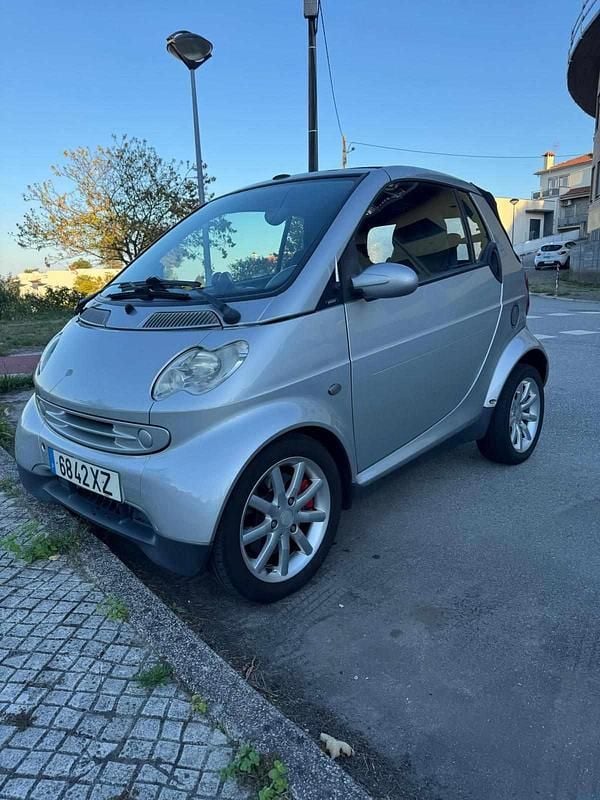 Cinzento Usado 2004 Smart ForTwo Cabrio Cabrios | € 3.500 - Imagem 1/4