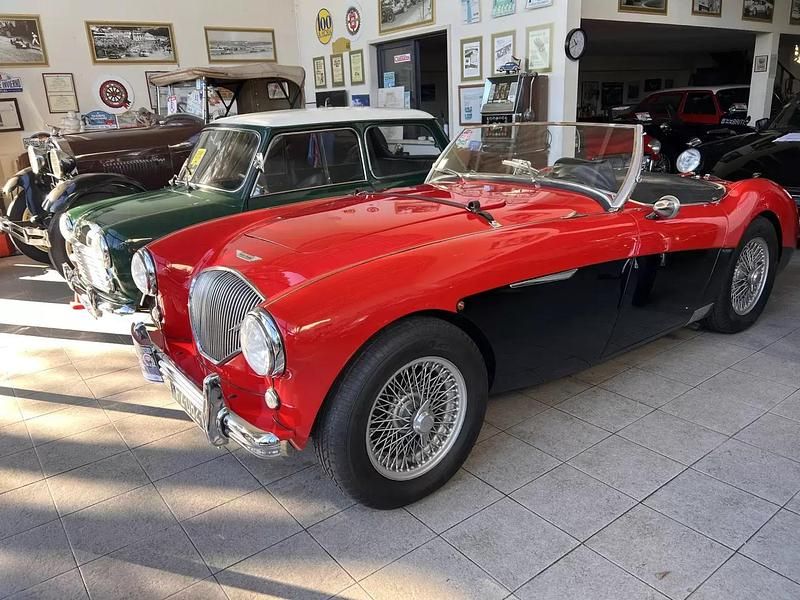 Usado Austin Healey 100 110 HP (80 kW) 1955 Vermelho Cabrios