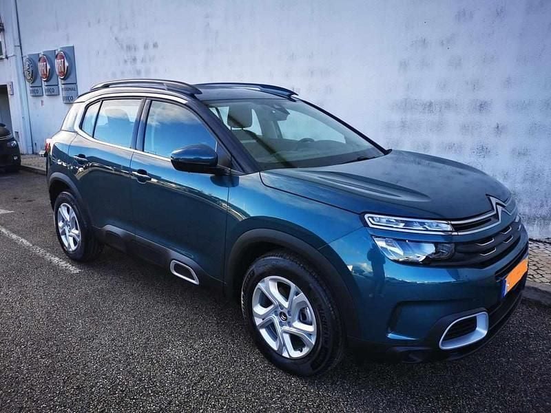 Azul Usado 2020 Citroën C5 Aircross SUV | € 19.500 (Preço elevado) - Imagem 1/4