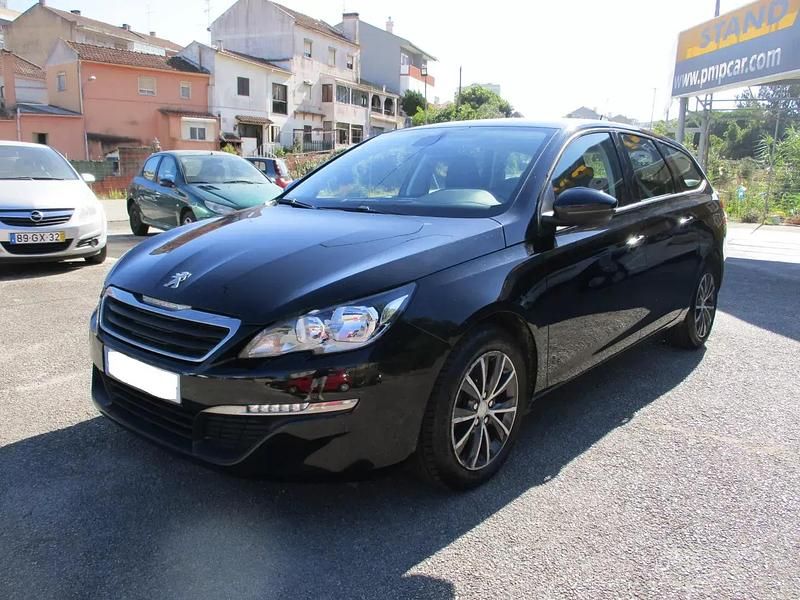 Usado Peugeot 308 SW Access 120 HP (88 kW) 2015 Preto Carrinha