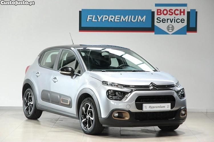 Cinza Usado 2023 Citroën C3 PureTech Citadino | € 14.990 (Preço justo) - Imagem 1/1