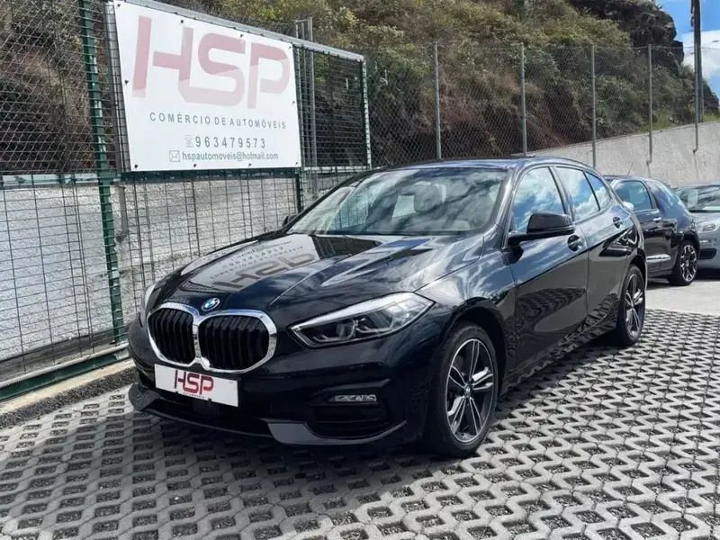 Preto Usado 2021 BMW 116 Sport Line Citadino | € 25.990 (Preço elevado) - Imagem 1/4