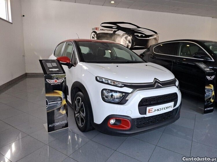 Branco Usado 2020 Citroën C3 Shine Citadino | € 12.250 (Preço justo) - Imagem 1/1