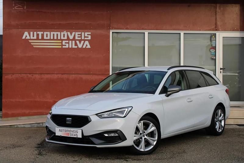 Branco Usado 2021 Seat Leon ST FR Carrinha | € 19.990 (Preço justo) - Imagem 1/4