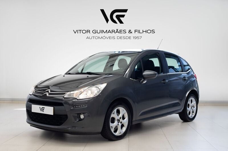 Cinza Usado 2016 Citroën C3 PureTech Citadino | € 9.490 (Preço elevado) - Imagem 1/4