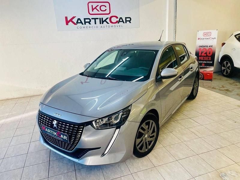 Cinzento Usado 2022 Peugeot 208 Citadino | € 15.650 (Bom preço) - Imagem 1/4