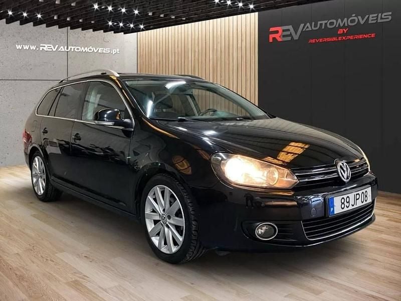 Usado VW Golf VI 105 HP (77 kW) 2008 Preto Citadino
