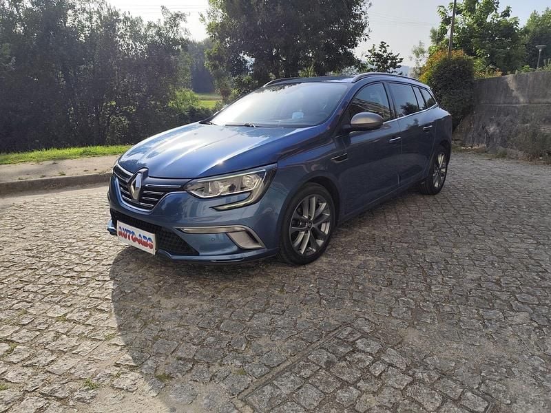 Azul Usado 2017 Renault Mégane GT Line GT-Line Carrinha | € 13.500 (Preço justo) - Imagem 1/4