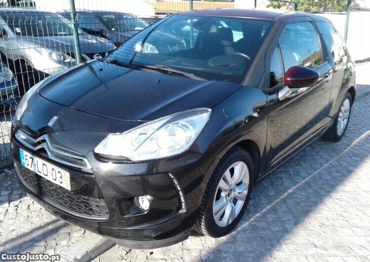 Preto Usado 2010 Citroën DS3 So Chic Citadino | € 6.900 (Bom preço) - Imagem 1/1