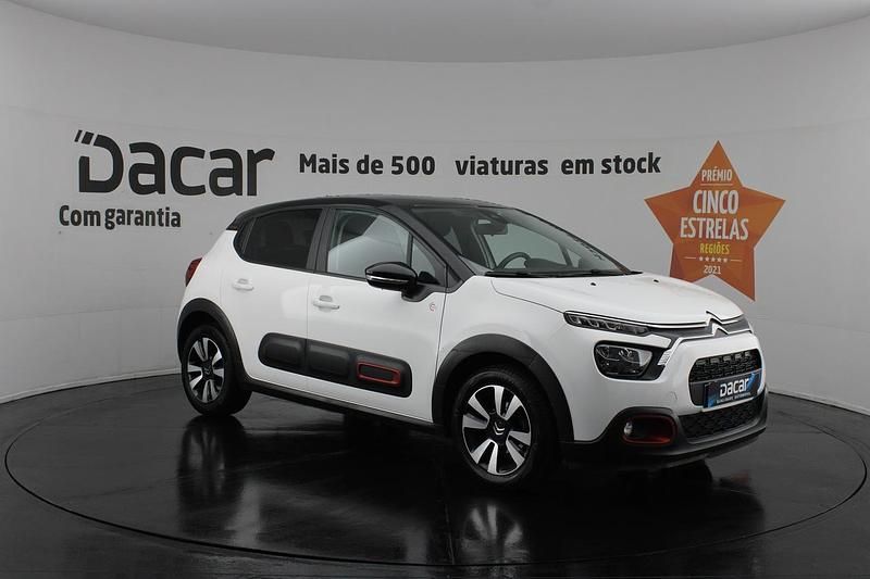 Branco Usado 2021 Citroën C3 Feel Citadino | € 10.599 (Bom preço) - Imagem 1/4