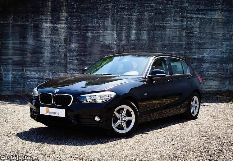 Preto Usado 2017 BMW 116 Sport Line Citadino | € 15.250 (Bom preço) - Imagem 1/1