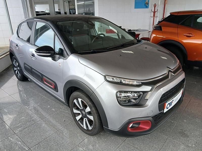 Cinza Usado 2021 Citroën C3 Citadino | € 14.899 (Preço justo) - Imagem 1/4