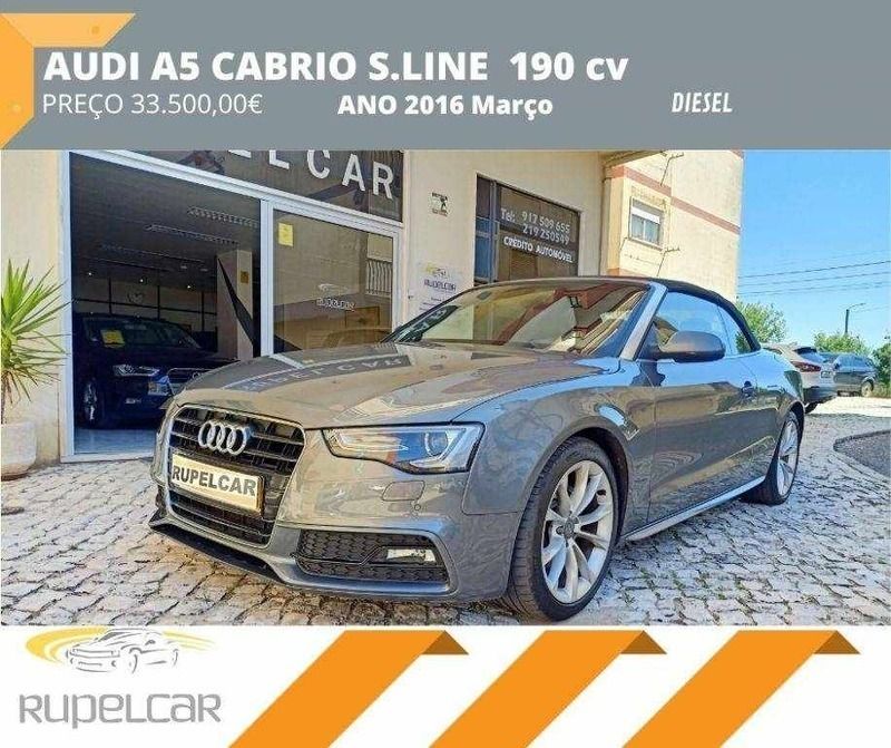 Cinzento Usado 2016 Audi A5 Coupé | € 26.500 (Preço justo) - Imagem 1/4
