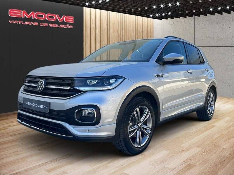 Cinza Usado 2023 VW T-Cross R-line SUV | € 26.980 (Caro) - Imagem 1/4