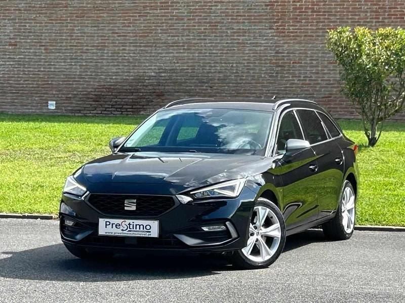 Usado Seat Leon ST 204 HP (150 kW) 2021 Preto Carrinha