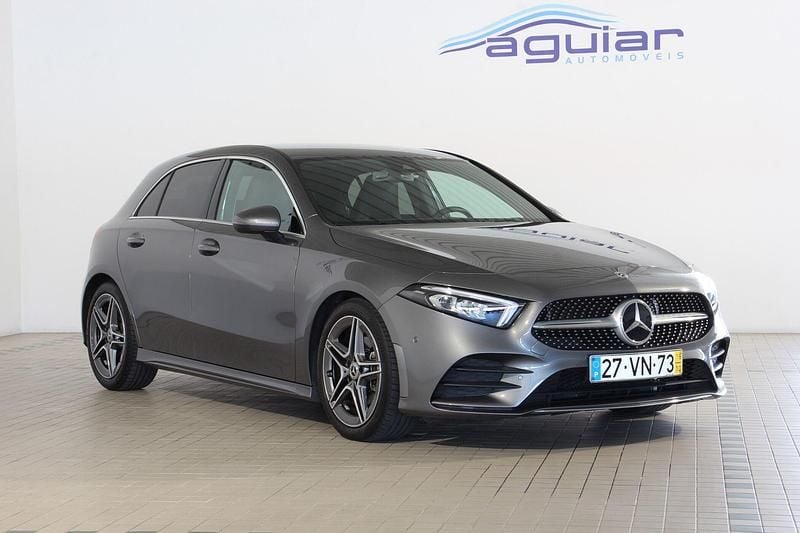 Cinza Usado 2018 Mercedes A180 AMG line | € 25.900 (Preço justo) - Imagem 1/4