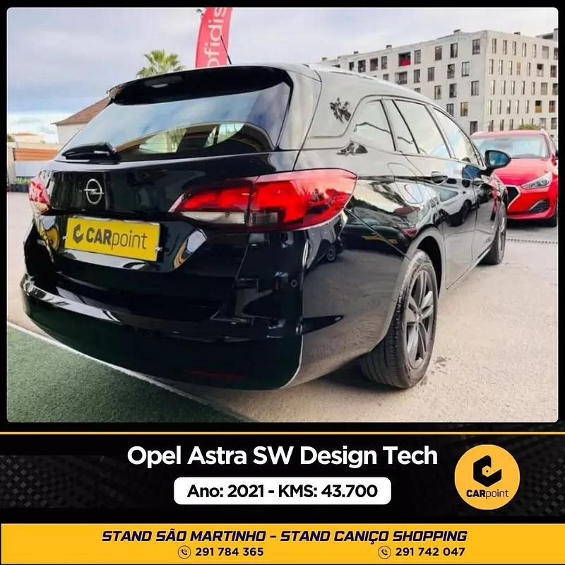 Usado Opel Astra Design & Tech 130 HP (95 kW) 2021 Preto Carrinha