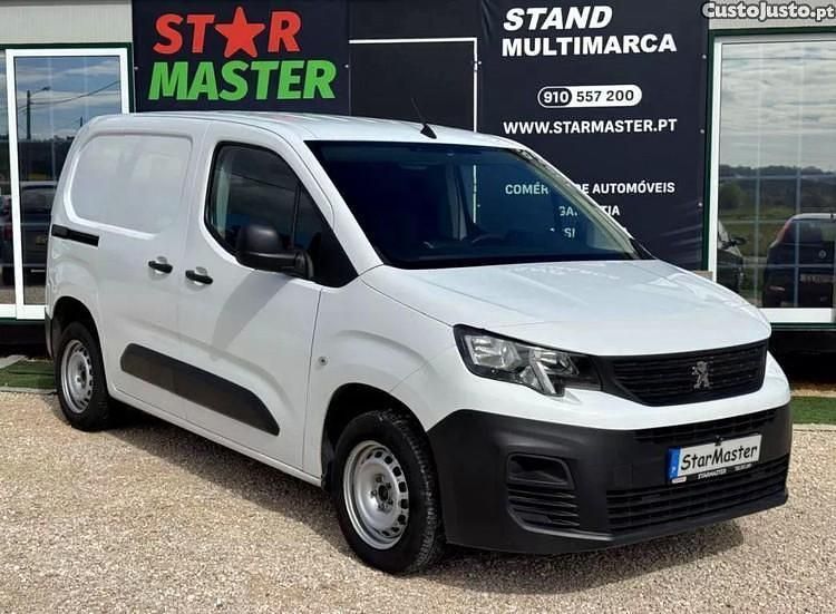 Branco Usado 2020 Peugeot Partner Premium Monovolume | € 9.850 (Bom preço) - Imagem 1/1