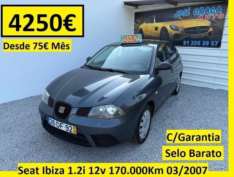 Cinzento Usado 2007 Seat Ibiza Sedan | € 4.250 (Preço justo) - Imagem 1/4