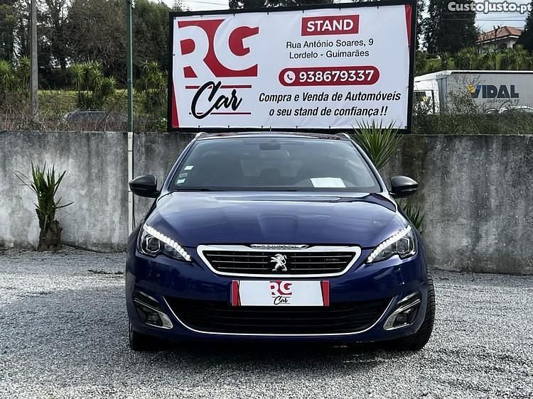 Azul Usado 2015 Peugeot 308 GT-line Carrinha | € 13.000 (Preço justo) - Imagem 1/1