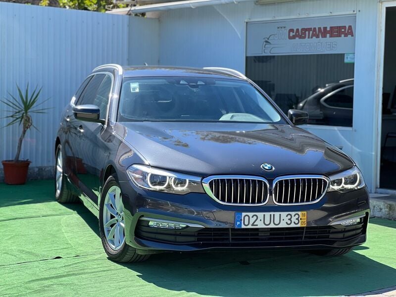 Cinza Usado 2018 BMW 520 Carrinha | € 28.500 (Bom preço) - Imagem 1/4