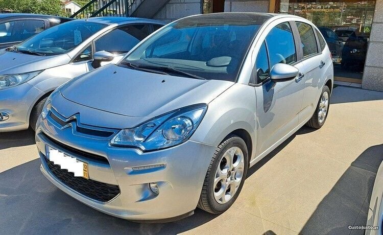Cinza Usado 2013 Citroën C3 Exclusive Citadino | € 8.500 (Preço justo) - Imagem 1/1