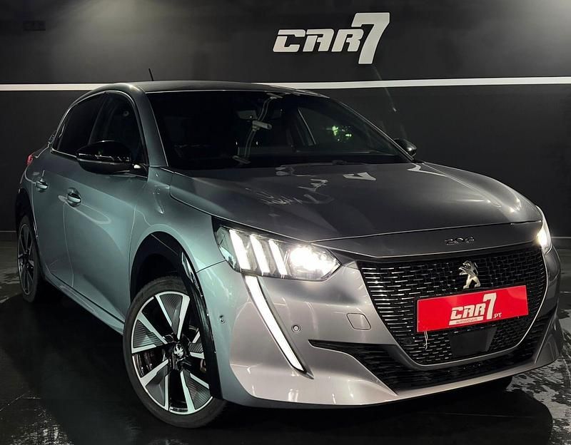 Cinza Usado 2021 Peugeot e-208 GT Citadino | € 19.990 (Preço justo) - Imagem 1/4