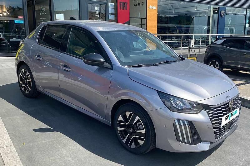 Cinzento Novo 2025 Peugeot e-208 Citadino | € 31.500 - Imagem 1/4